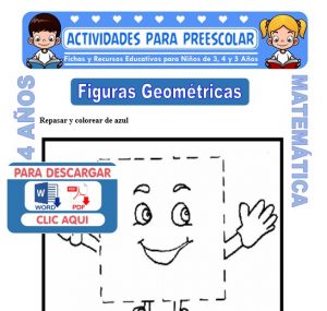 Ficha de Figuras Geométricas para Niños de 4 Años