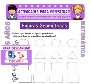 Ficha de Figuras Geométricas para Niños de 5 Años